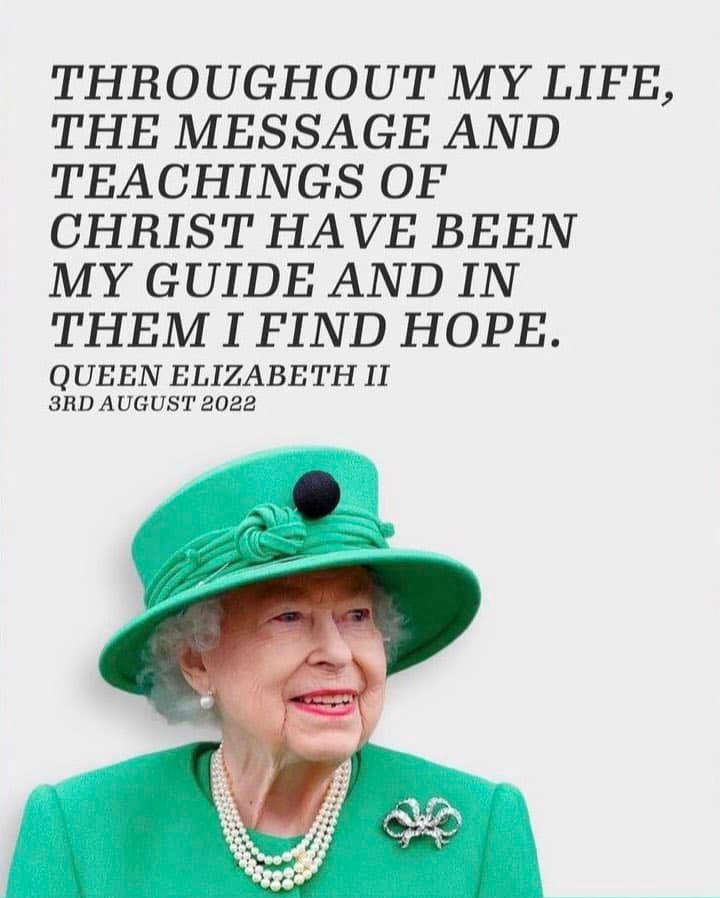 Geloofsgetuigenis van Queen Elizabeth II (facebook)
