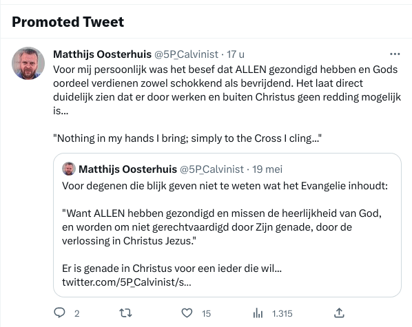 Promoted Tweet Matthijs Oosterhuis (@5P_Calvinist) _ Twitter