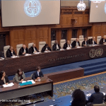 Tussenvonnis Internationale Gerechtshof Den Haag beschuldiging Genocide door Israël (rechters)